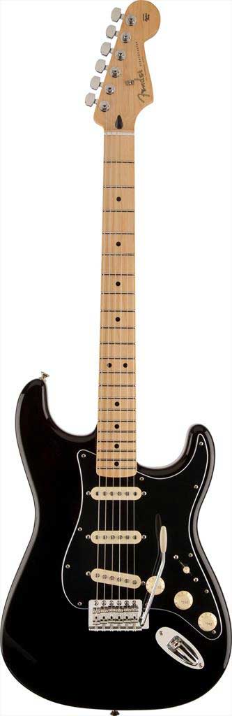 Fender FSR Stratocaster in Black with Maple Neck