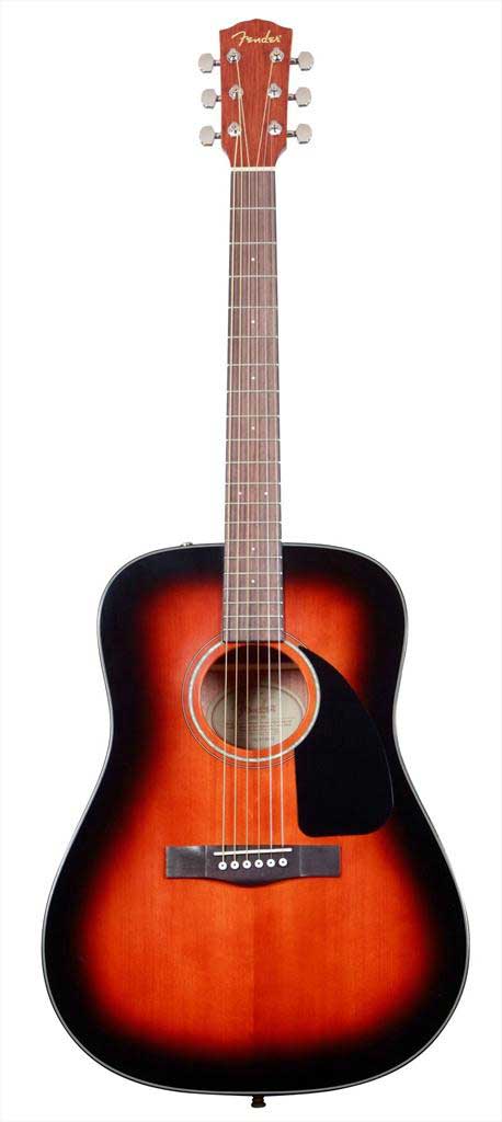 Fender CD-60 Acoustic Guitar Starter Pack in Sunburst