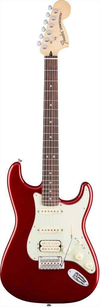 Fender Special Run Stratocaster HSS in Candy Red Burst
