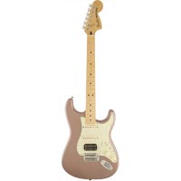 Fender Deluxe Lone Star Stratocaster Guitar in Burgundy Mist