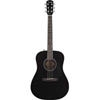 Fender CD-140SCE Electro Acoustic Guitar in Satin Black